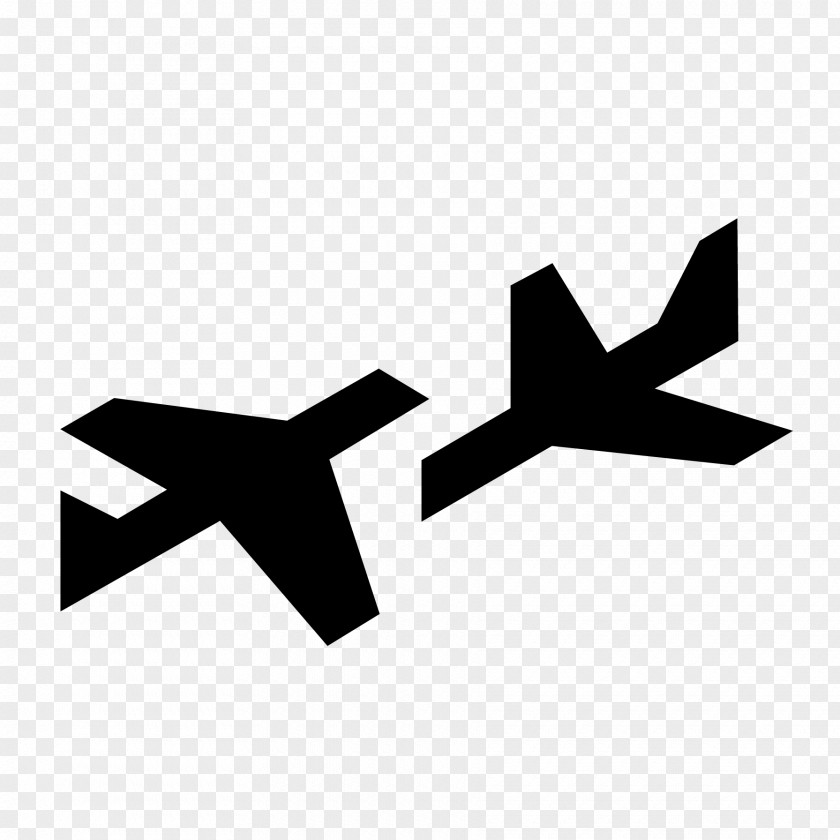 Airplane Logo Line Font PNG
