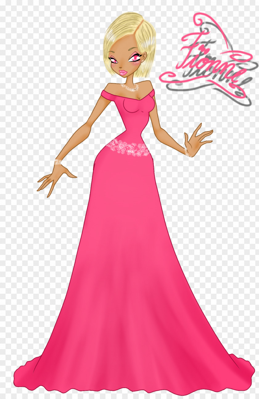 Barbie Gown Costume Design Cartoon PNG