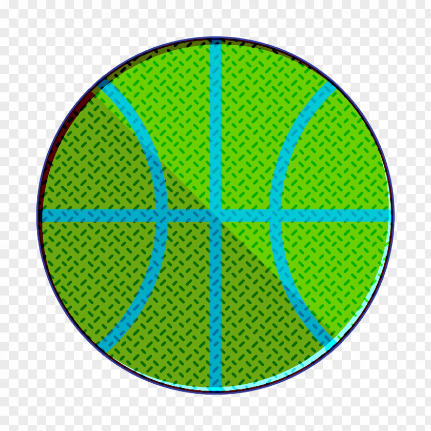 Green Basketball Icon Education Elements PNG