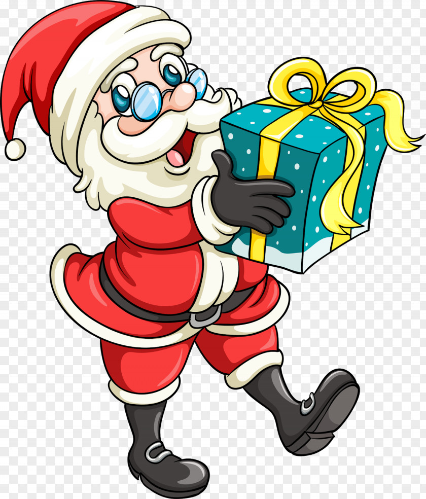 Santa Claus Christmas Clip Art PNG