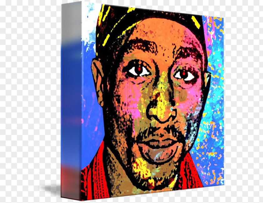 Tupac Shakur Modern Art Visual Arts Facial Hair PNG