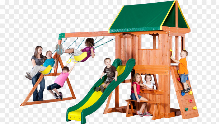 Wood Playground Backyard Discovery Somerset Outdoor Playset Tucson Cedar Swing Set PNG