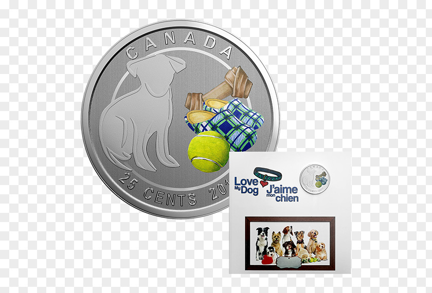 Dog Coin Quarter Cent Canadian Dollar PNG