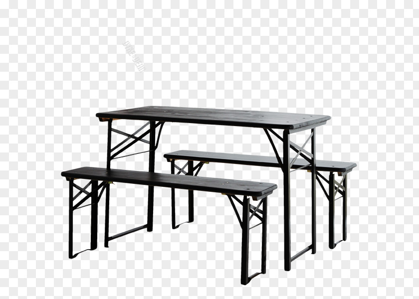 Table Folding Tables Bench Chair Furniture PNG