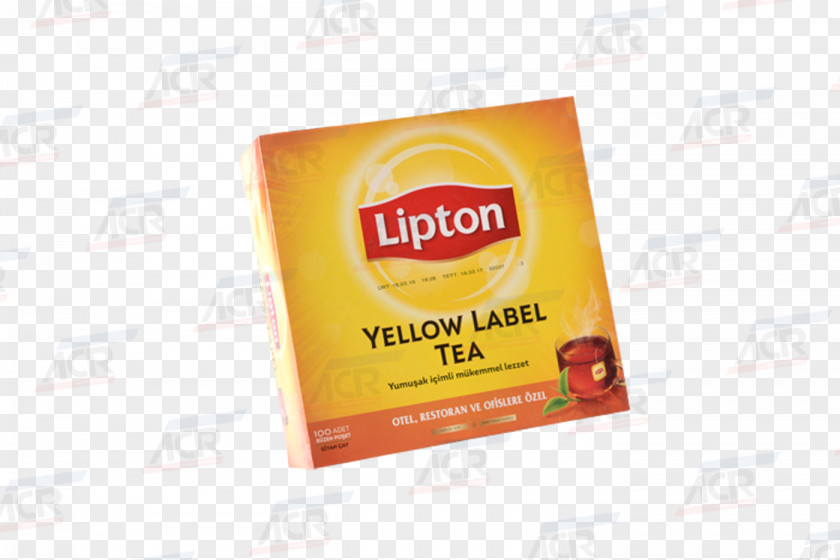 Tea Black Lipton Yellow Brand PNG
