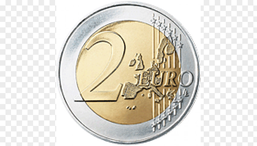 Coin 2 Euro Coins Commemorative PNG