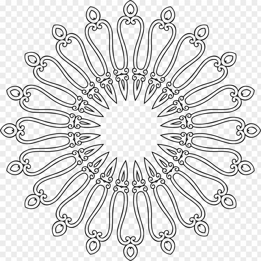 Coloring Book Ornament Drawing PNG