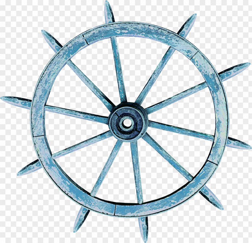 Direction Of The Wheel Pattern Rudder Watercraft PNG