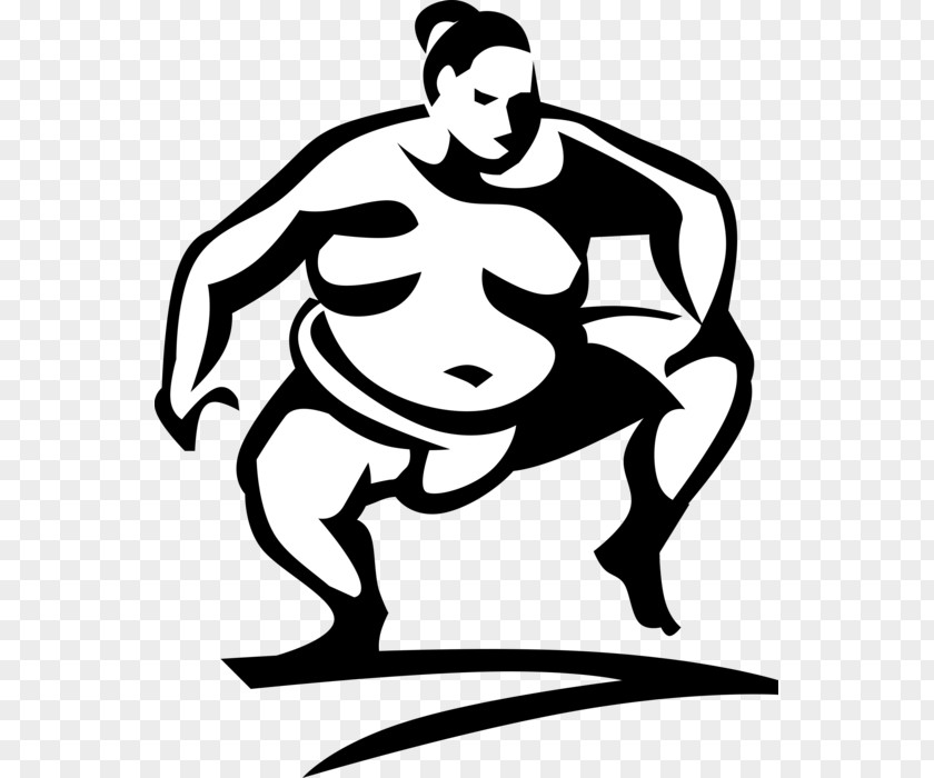 Sumo Drawing Line Art Clip PNG