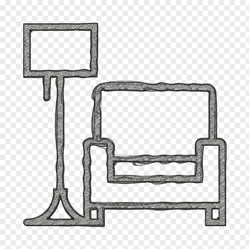 Armchair Icon Household Set PNG