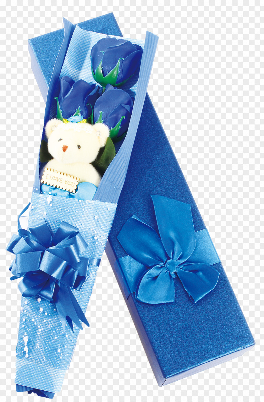 Bouquet Gift Nosegay Blue Rose PNG