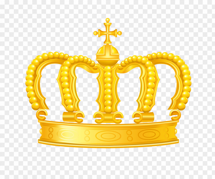 Crown Vector Material Gold Clip Art PNG