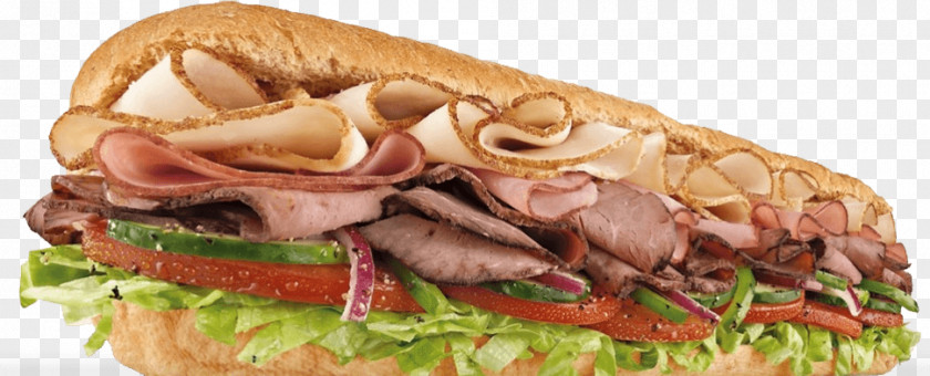 Ham Submarine Sandwich Hamburger Fast Food Venice Subway PNG