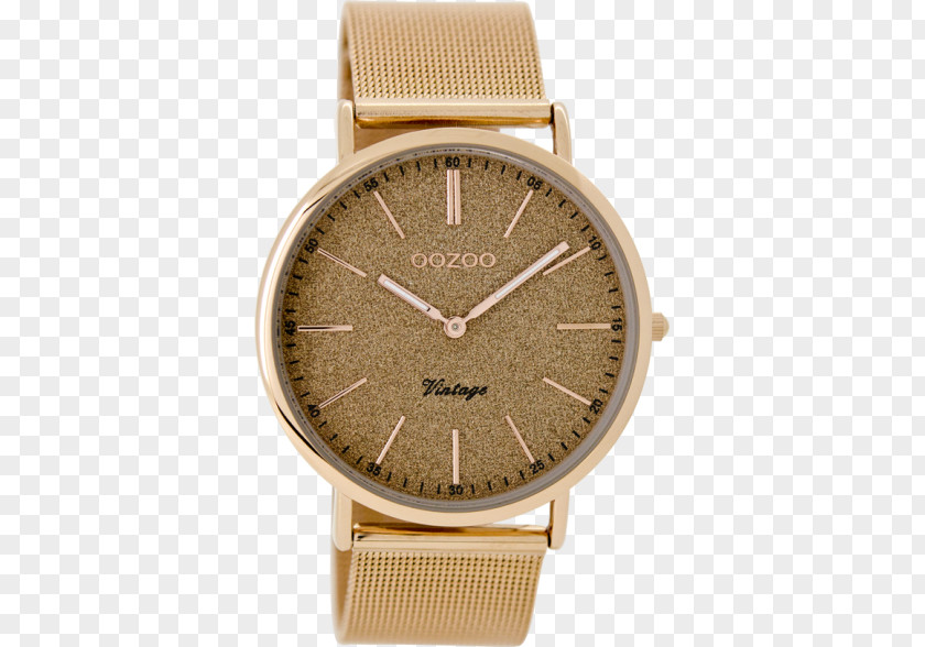 Watch Gold Clock Strap Metal PNG