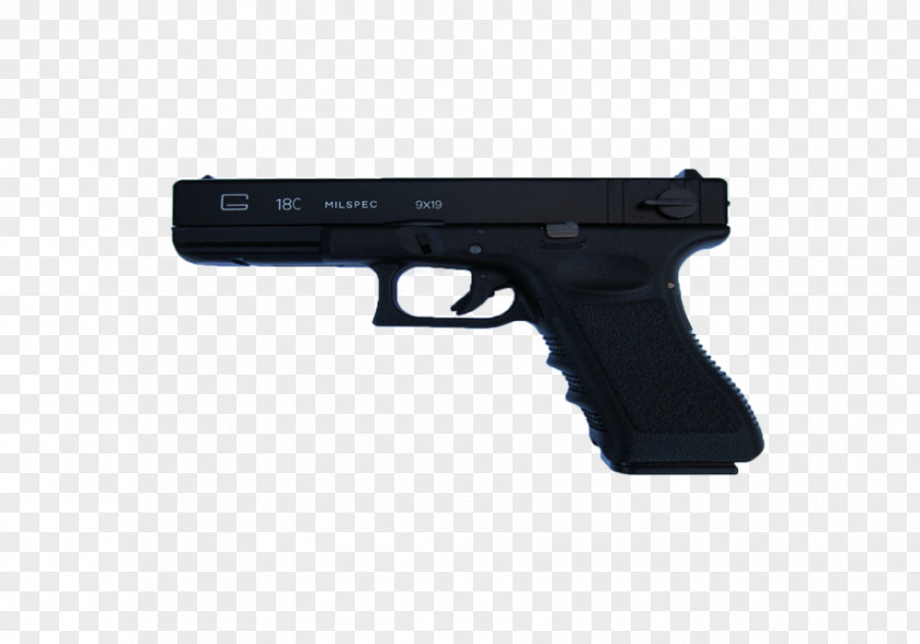 Weapon 9×19mm Parabellum Glock Blowback Pistol Firearm PNG