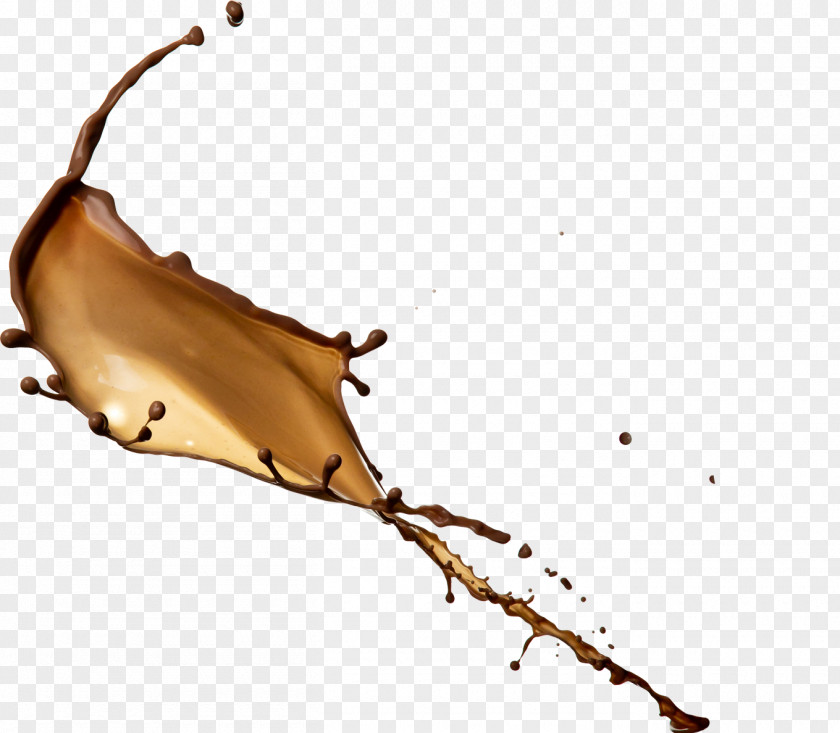 Chocolate Milkshake Coffee Milk Splash PNG
