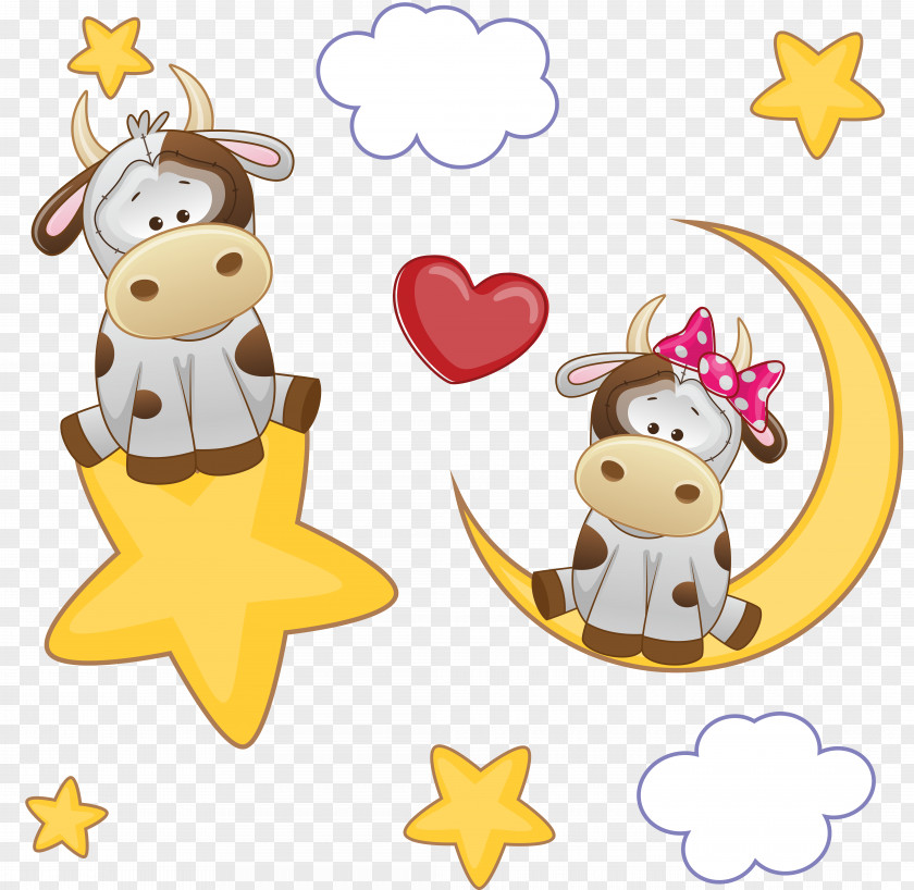 Cow Clip Art JPEG Taurine Cattle Text PNG