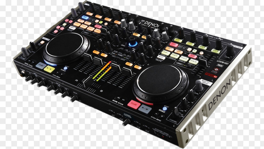 Dj Turntable DJ Controller Disc Jockey Audio Mixers Mixer Denon PNG