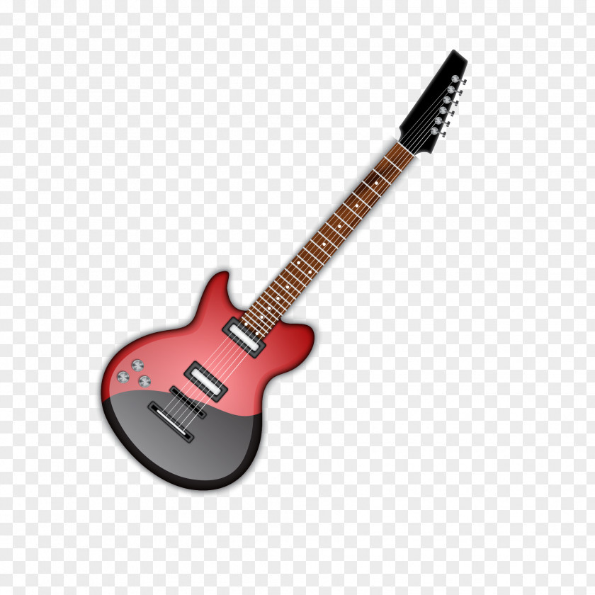 Electric Guitar Vector Bass Seven-string Musical Instrument PNG