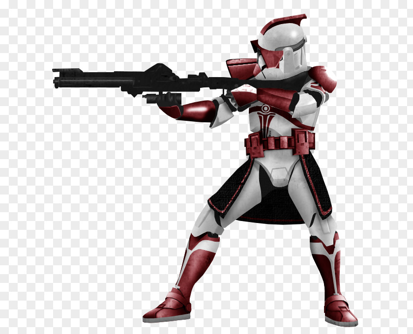 Star Wars Clone Trooper Blaster Commander Fox PNG