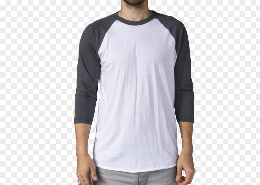 T-shirt Long-sleeved Raglan Sleeve Shoulder PNG