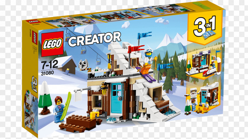 Toy LEGO Creator Modular Winter Vacation Block PNG