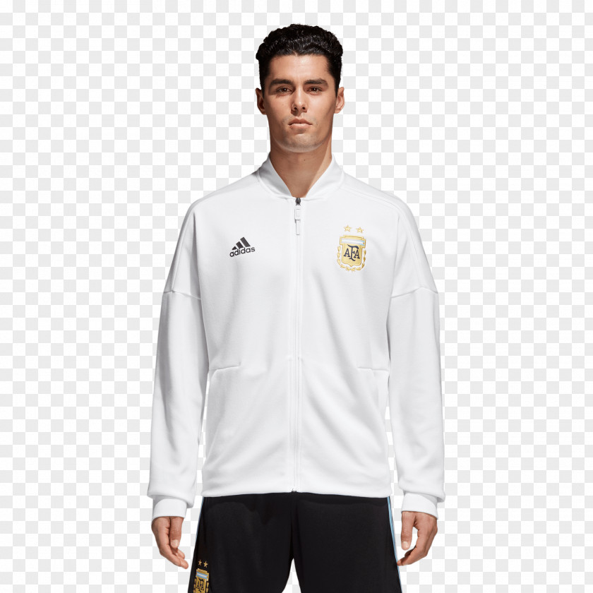 Adidas Argentina National Football Team Tracksuit Hoodie PNG