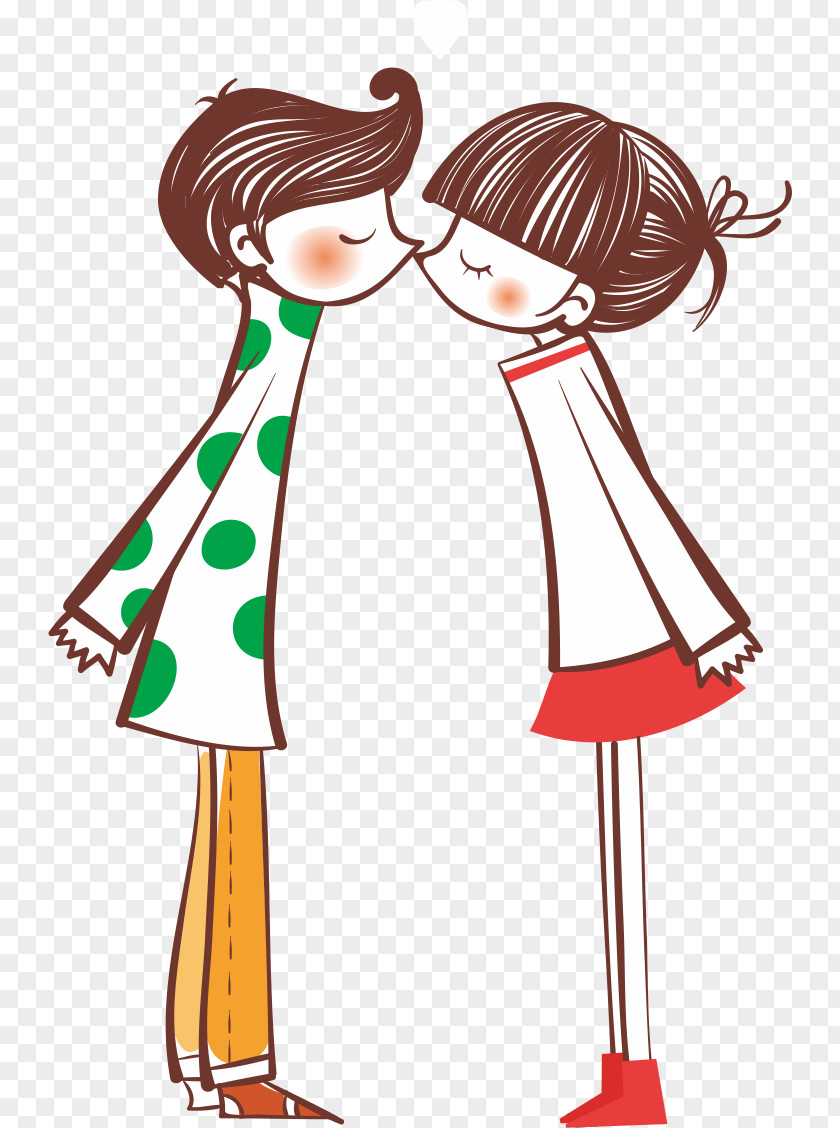 Couple In Love Kiss Significant Other 10X10 DianPing PNG