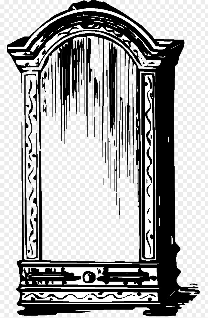 Mirror Lowboy Clip Art PNG