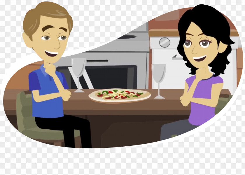 Two People Talking Conversation Cartoon PNG