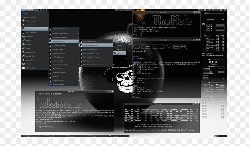 Linux Security Hacker Computer Metasploit Project PNG