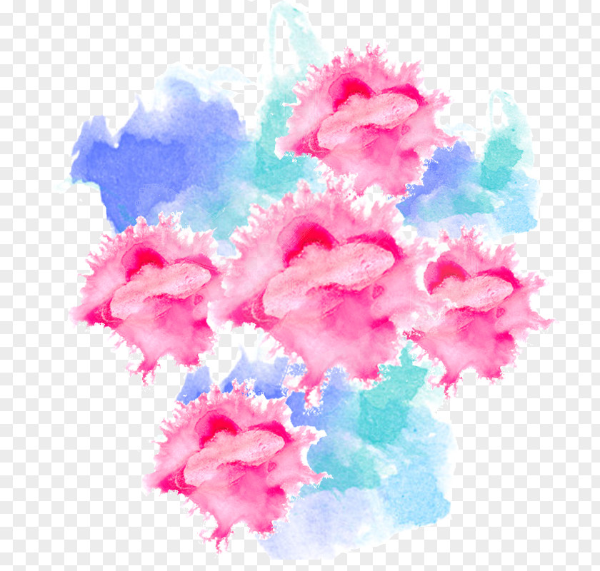 Pink Family Magenta Watercolor Paint Flower Plant Petal PNG