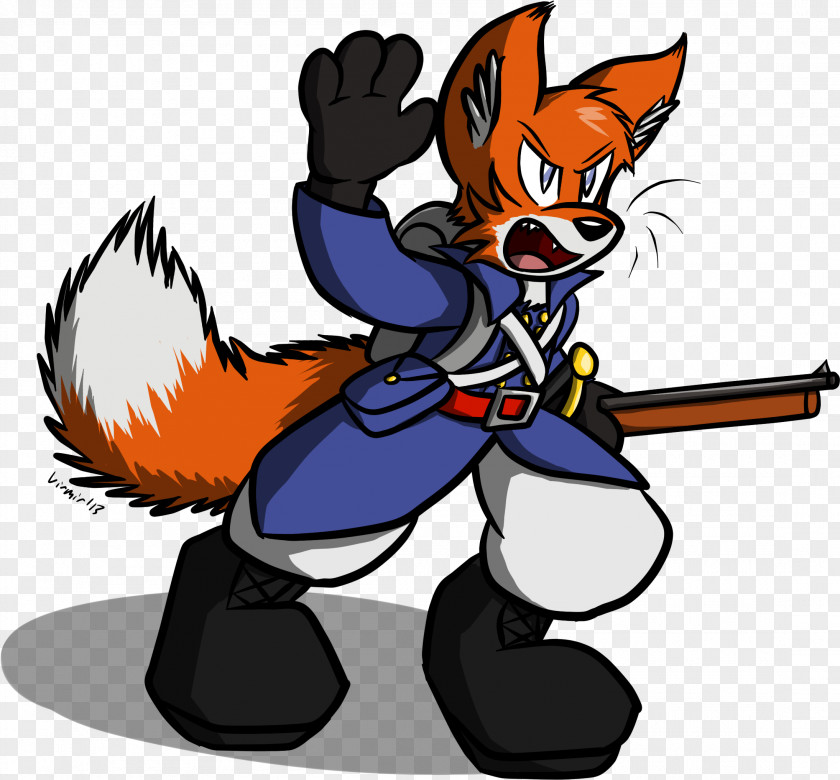 Style Paw Fox Drawing PNG