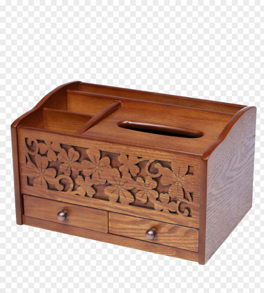 Tissue Box Drawer Side Paper Wood PNG