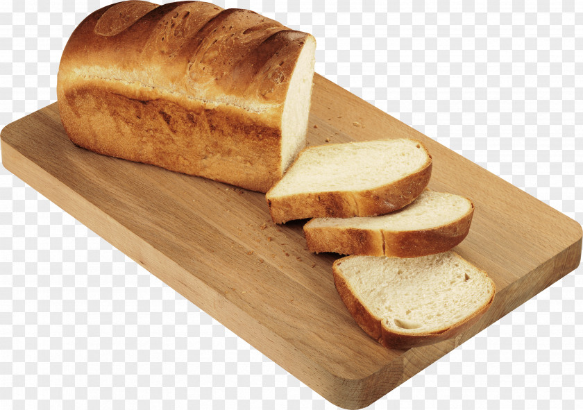 Bread White Sliced PNG