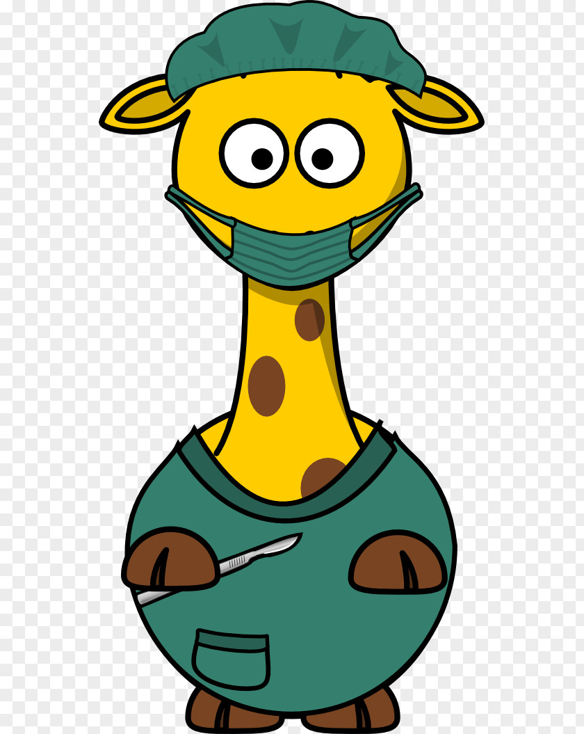 Giraffe Graphics Physician Cartoon Clip Art PNG