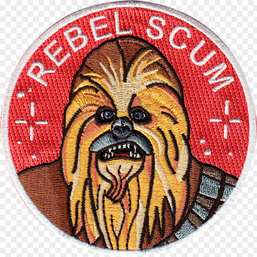 Hand Made Chewbacca Embroidered Patch Iron-on Embroidery Sewing PNG