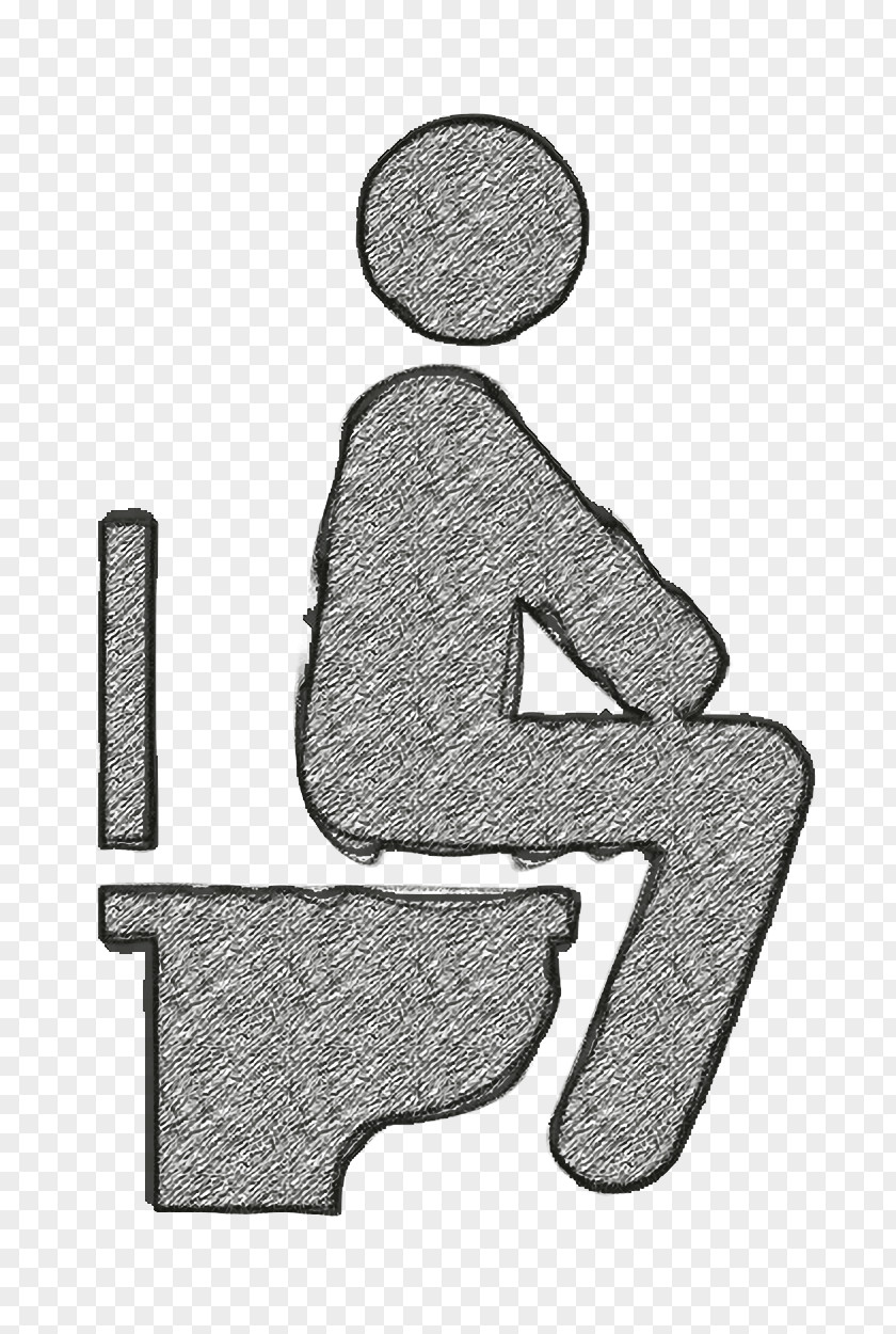 Man Sitting On The Toilet Icon Humans PNG