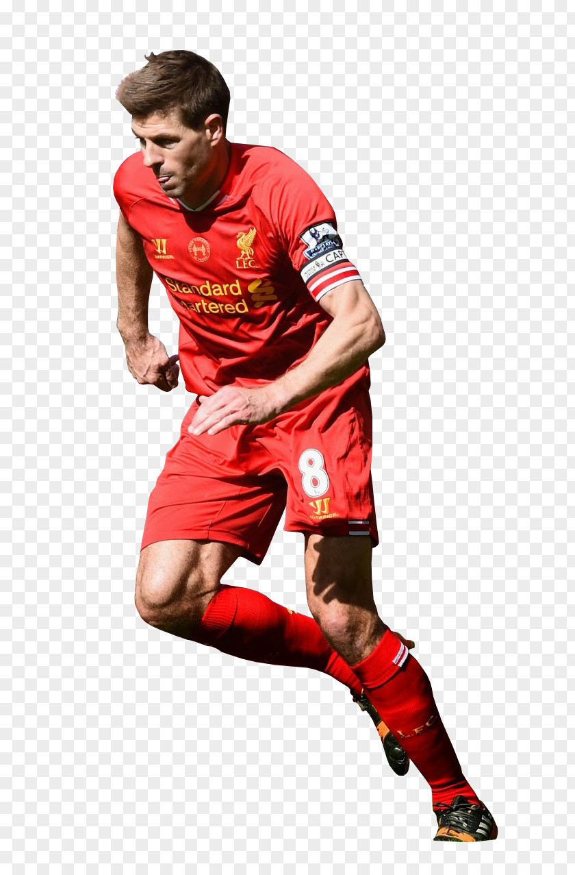 Steven Gerrard Team Sport T-shirt Football Player PNG