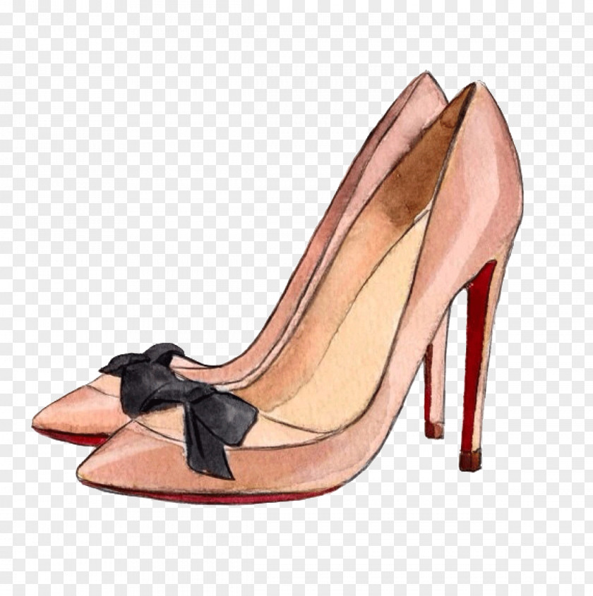 Hand-painted Heels High-heeled Footwear Shoe Designer Sandal PNG