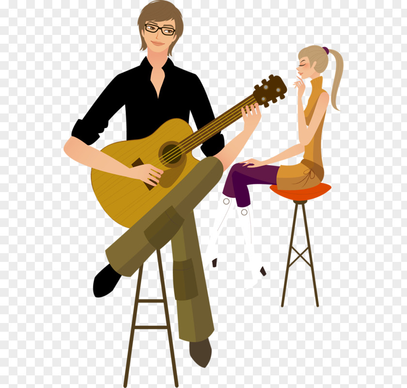 Men And Women Playing Fender Stratocaster Guitar Royalty-free PNG