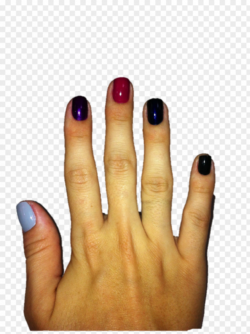 Nail Hand Model Blog Color PNG