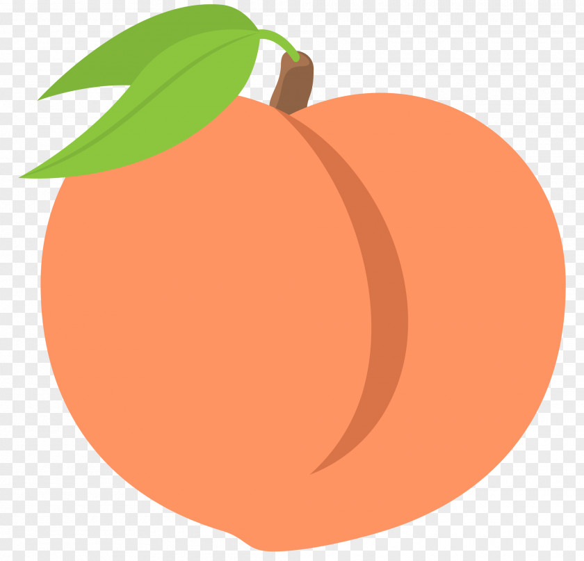 Peach Clipart Emojipedia Text Messaging Sticker PNG