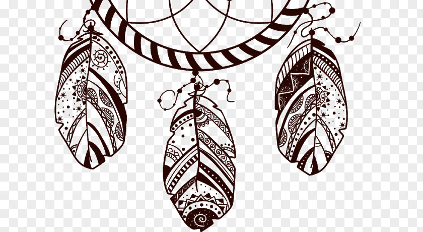 Dreamcatcher Vector Drawing PNG