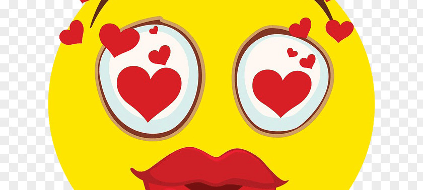 Emoji Smiley Emoticon Heart Love PNG
