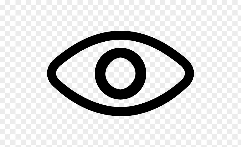 Eye Pupil Circle Oval Symbol Area Rim PNG