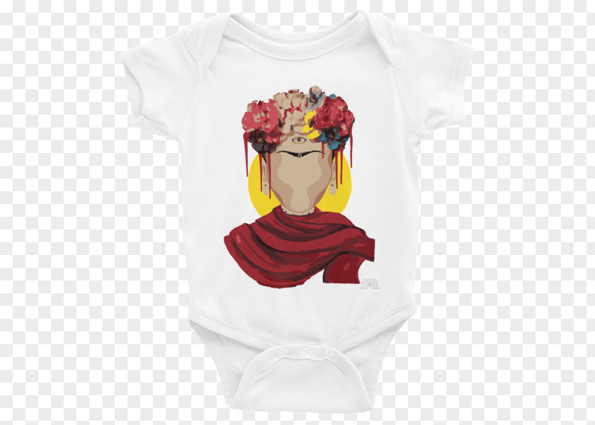 FRIDA Printed T-shirt Sleeve Baby & Toddler One-Pieces Clothing PNG