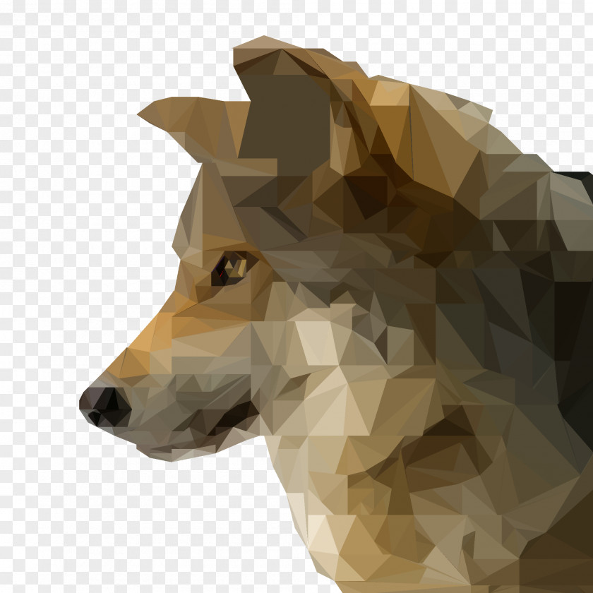 Polygon Dog Low Poly DeviantArt Digital Art PNG