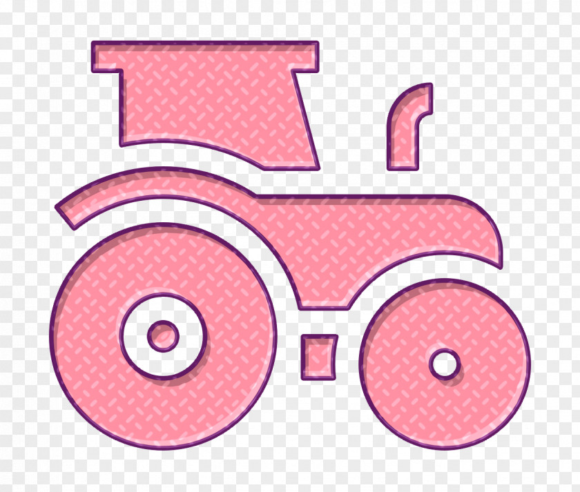 Tractor Icon Autumn PNG