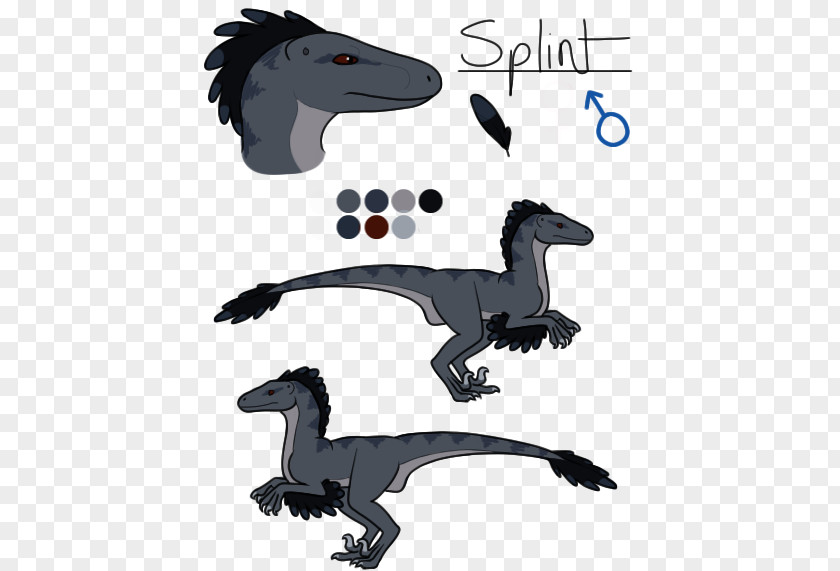 Velociraptor Eoraptor Horse Illustration Fauna Cartoon PNG